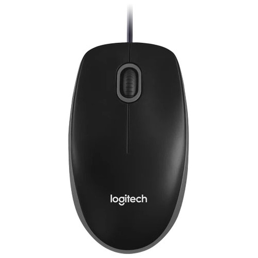 Logitech B100 Ratón - negro